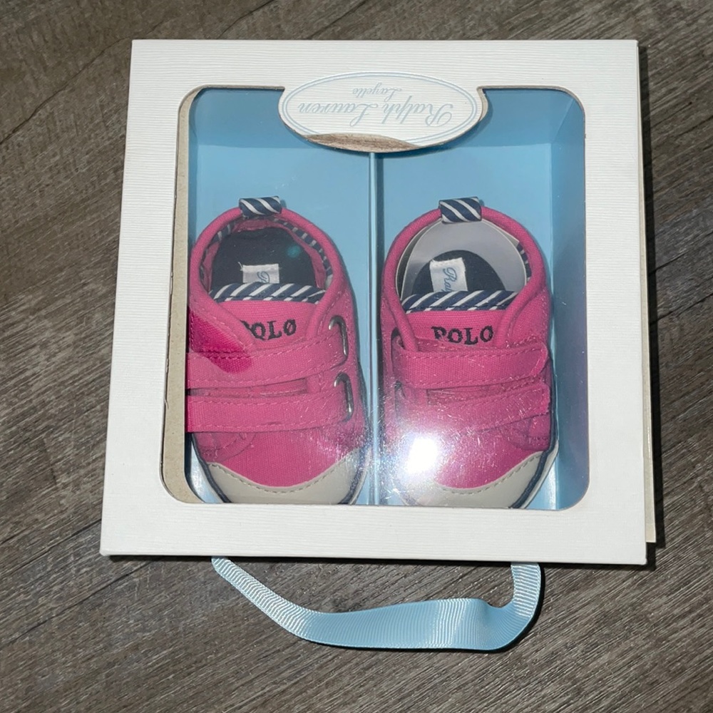 Ralph Lauren Polo Size 2 Pink Shoes
